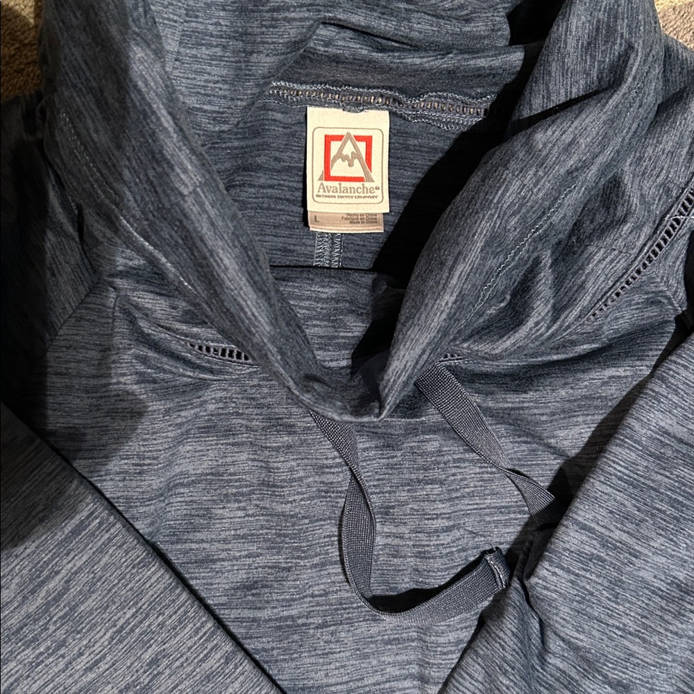 Avalanche Women's Blue Hoodie Sweatshirt